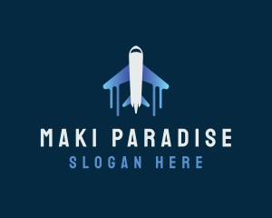 Airplane Tour Flight logo design