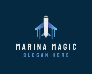 Airplane Tour Flight logo design