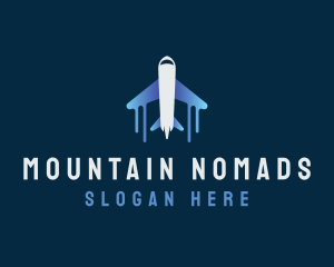 Airplane Tour Flight logo design