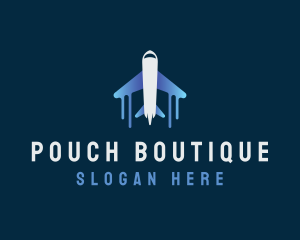 Airplane Tour Flight logo design