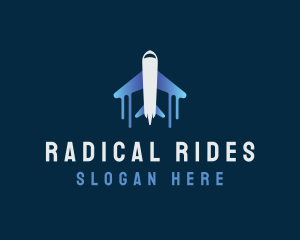 Airplane Tour Flight logo design