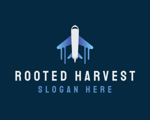 Airplane Tour Flight logo design