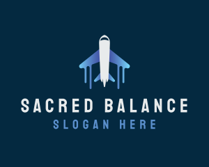 Airplane Tour Flight logo design