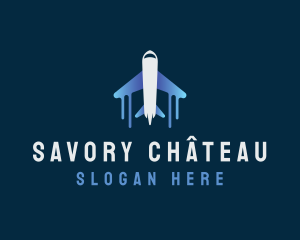 Airplane Tour Flight logo design