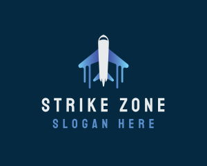 Airplane Tour Flight logo design