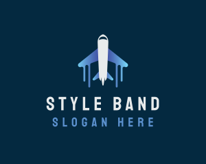 Airplane Tour Flight logo design