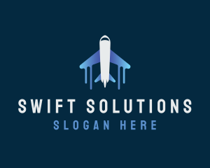 Airplane Tour Flight logo design