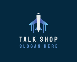 Airplane Tour Flight logo design