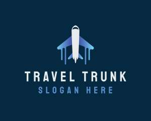 Airplane Tour Flight logo design