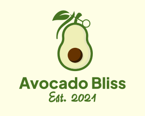 Avocado Fruit Bomb  logo design