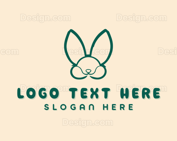 Bunny Rabbit Plushie Logo