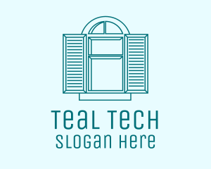 Teal Window Shutters logo