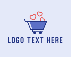 Shopping Cart Hearts  logo