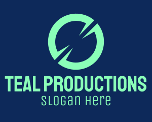 Round Teal Tech Application logo