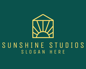 Sunshine Home Property logo design