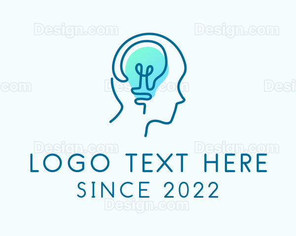 Light Bulb Mental Health Logo