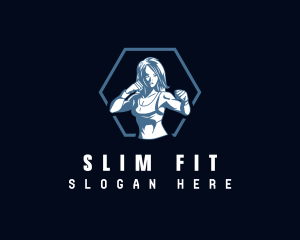 Strong Woman Fitness logo design