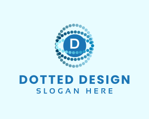 Circle Orbit Dots logo design