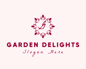 Garden FlowerBotanical Florist logo design