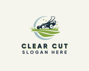 Mower Lawn Care  logo design