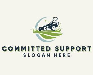 Mower Lawn Care  logo design