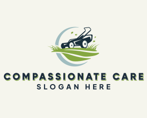 Mower Lawn Care  logo design