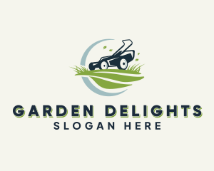 Mower Lawn Care  logo design