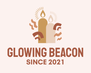 Celebration Candle Light logo design