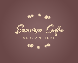 Coffee Beans Cafe logo design