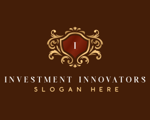 Elegant Crown Shield logo