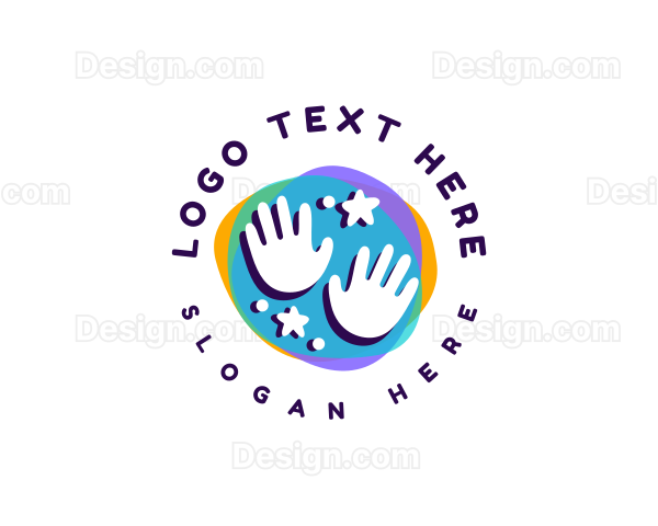 Toddler Nursery Hand Logo