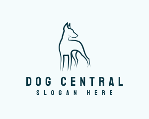 Dobermann Guard Dog logo design