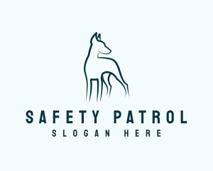 Dobermann Guard Dog logo