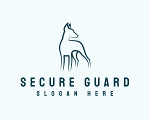 Dobermann Guard Dog logo design