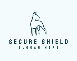 Dobermann Guard Dog logo