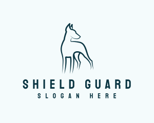 Dobermann Guard Dog logo design