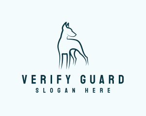 Dobermann Guard Dog logo design