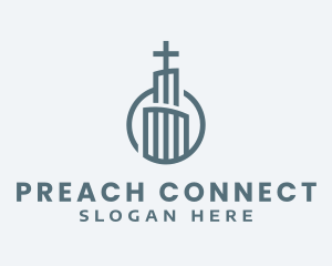 Christian Cross Church logo design