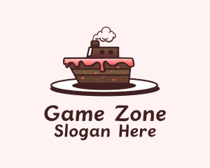 Ship Cake Dessert  Logo