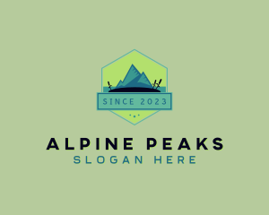 Mountain Summit Hike logo design