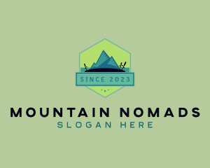 Mountain Summit Hike logo design