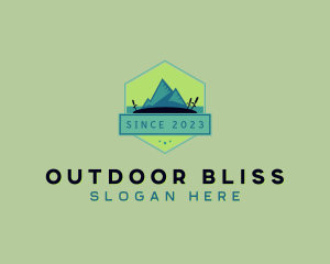 Mountain Summit Hike logo design