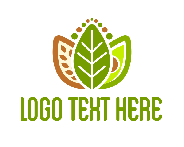 Vegetarian logo example 1