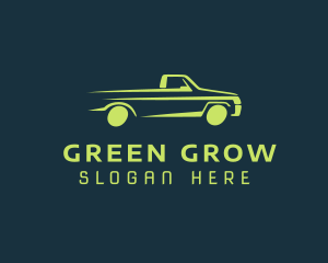 Green Car Speed logo design