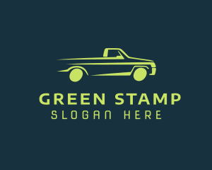 Green Car Speed logo design