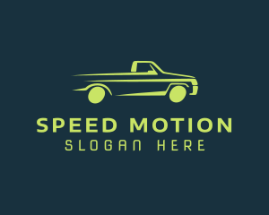 Green Car Speed logo design