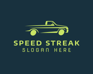 Green Car Speed logo design