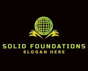 Foundation Globe Hand  logo