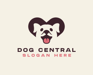 Cute Puppy Love logo design