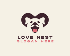 Cute Puppy Love logo design